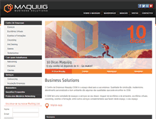 Tablet Screenshot of maquijig.com